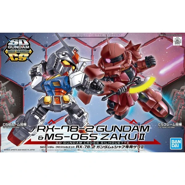 Canadian Gundam SD CS - RX-78-2 Gundam & Char's Zaku II (00) 3 Canadian Gundam SD CS - RX-78-2 Gundam & Char's Zaku II (00)